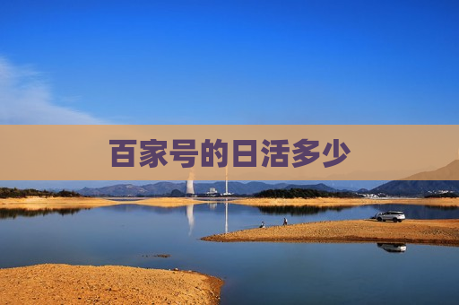 百家号的日活多少