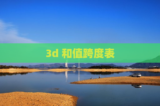 3d 和值跨度表 3d 和值跨度表